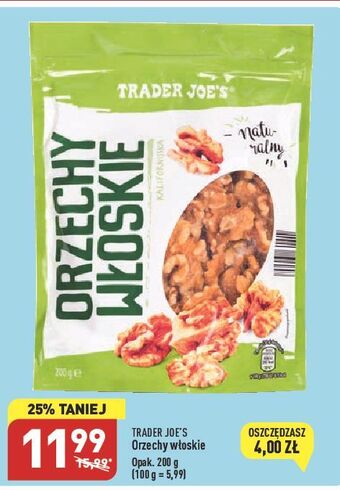 ALDI Orzechy włoskie trader joe's oferta