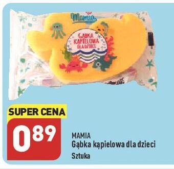 Gąbka kąpielowa dla dzieci mamia