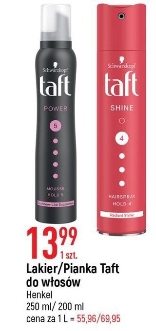 E.Leclerc Pianka do włosów taft power oferta