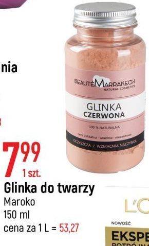 E.Leclerc Glinka czerwona w pudrze beauty marrakech oferta