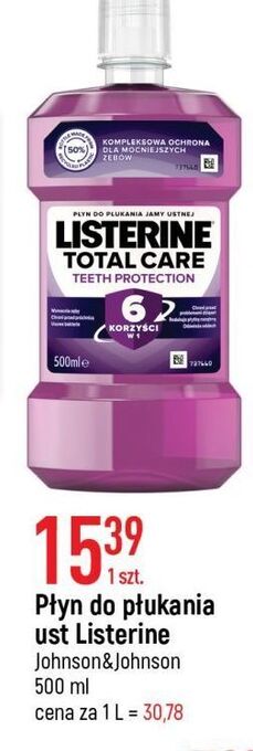 E.Leclerc Płyn do płukania ust 6w1 listerine total care oferta