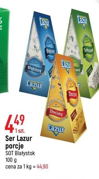 E.Leclerc Ser pleśniowy błękitny lazur oferta