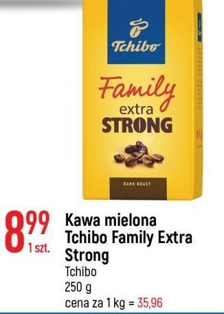 E.Leclerc Kawa tchibo family extra strong oferta
