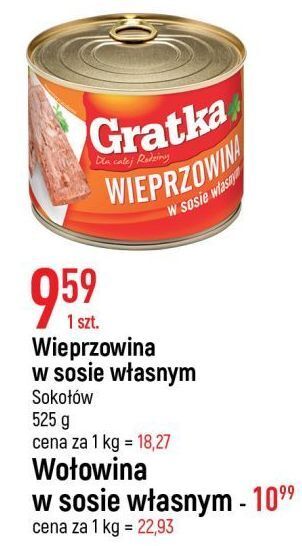 E.Leclerc Wołowina w sosie gratka sokołów oferta