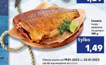 Kaufland Leszcz tusza wędzona na gorąco, 100g oferta