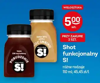 Żabka S! Shot funkcjonalny, różne smaki, 110ml oferta