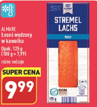 ALDI Almare Łosoś wędzony w kawałku opak. 125g, różne rodzaje oferta