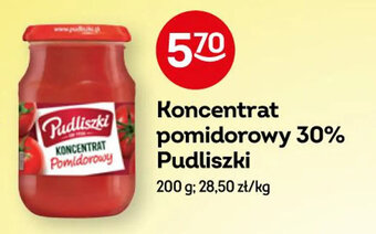 Żabka Pudliszki Koncentrat pomidorowy 30%, 200g oferta