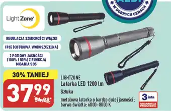 ALDI Lightzone latarka LED 100lm oferta