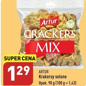 ALDI Artur Krakersy solone, opak. 90g oferta
