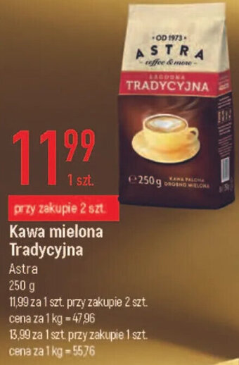 E.Leclerc Astra Kawa mielona Tradycyjna 250g oferta