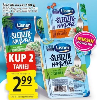 Prim Market Lisner Śledzik na raz 100 g oferta