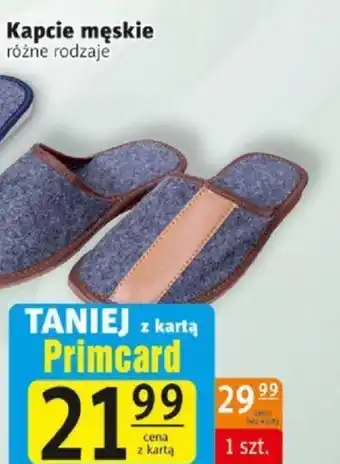 Prim Market Kapcie męskie różne rodzaje 1 sztuka oferta