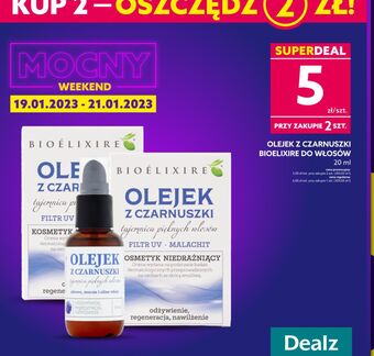 Dealz Olejek z czarnuszki bioelixire oferta