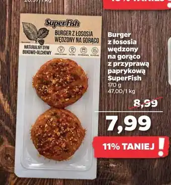 Netto Burger z łososia wędzony na gorąco superfish oferta