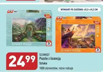 ALDI Puzzle 1000 el. król lew schmidt oferta