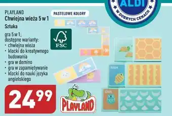 ALDI Chwiejna wieża playland oferta