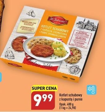 ALDI Kotlet schabowy z kapustą zasmażaną i puree ziemniaczanym u jędrusia oferta