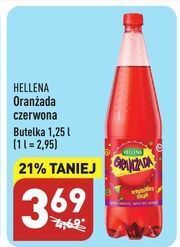 ALDI Oranżada czerwona hellena oferta