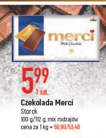 E.Leclerc Bombonierka niebieska storck merci oferta
