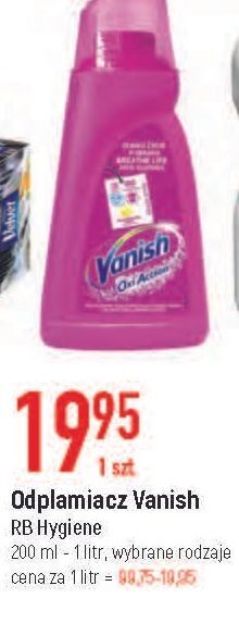 E.Leclerc Odplamiacz w płynie vanish oxi action oferta