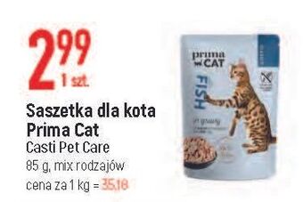 E.Leclerc Karma dla kota z rybą w galarecie prima cat oferta