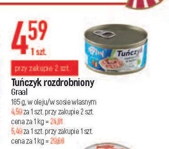 E.Leclerc Tuńczyk rozdrobniony w oleju roślinnym neptun oferta