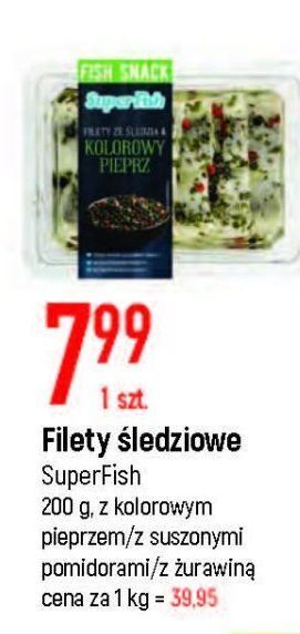 E.Leclerc Filet ze śledzia z żurawiną superfish oferta
