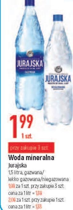 E.Leclerc Woda niegazowana jurajska oferta