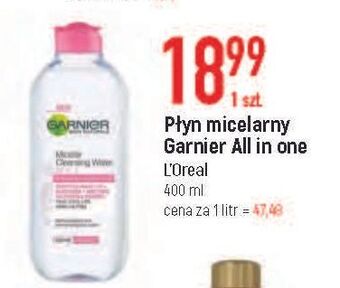E.Leclerc Płyn micelarny do skóry wrażliwej garnier skin naturals oferta
