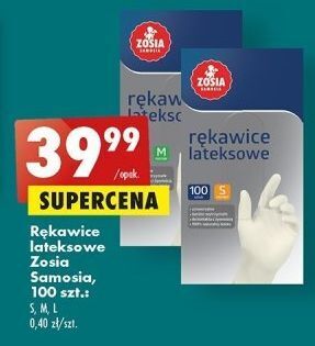 Biedronka Rękawice lateksowe s zosia samosia oferta
