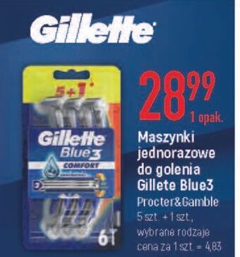 E.Leclerc Maszynka do golenia gillette blue 3 comfort oferta