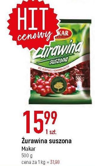 E.Leclerc Żurawina suszona makar oferta