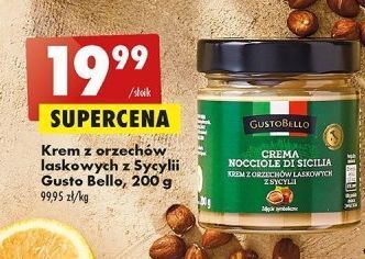 Biedronka Krem z orzechów laskowych gustobello oferta