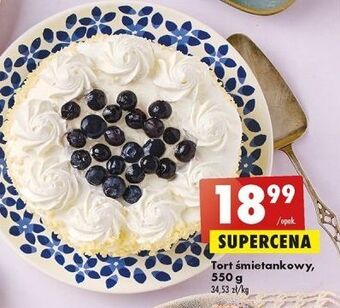 Biedronka Tort śmietankowy oferta