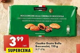 Biedronka Ciasteczka z ciasta francuskiego kremem orzechami laskowymi gustobello oferta