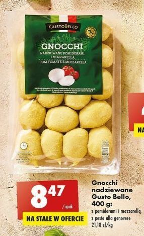Biedronka Gnocchi nadziewane z pesto alla genovese gustobello oferta