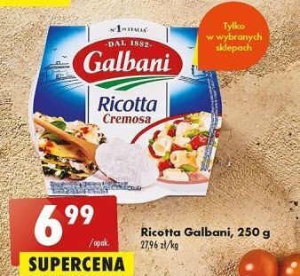 Biedronka Ser ricotta galbani oferta