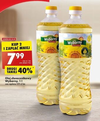 Biedronka Olej słonecznikowy wyborny oferta