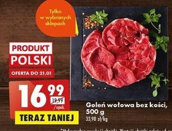 Biedronka Goleń wołowa bez kości oferta
