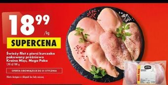 Biedronka Filet z piersi kurczaka kraina mięs oferta