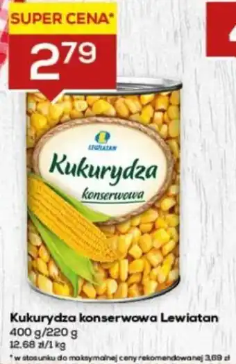 Lewiatan Lewiatan Kukurydza konserwowa 400g/220g oferta