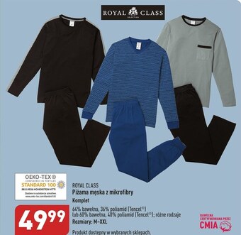 ALDI Piżama męska royal class oferta