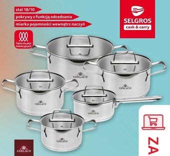 Selgros Zestaw garnków gerlach oferta