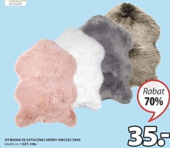 JYSK Dywanik ze sztucznej skóry owczej Taks 60x90cm oferta