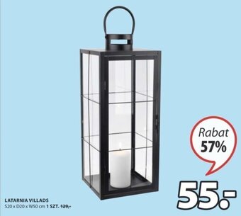 JYSK Latarnia Villads S20xD20xW50cm oferta
