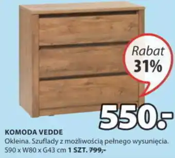 JYSK Komoda Vedde S90xW80xG43cm oferta