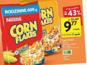 Intermarche Płatki śniadaniowe miód i orzeszki corn flakes (nestle) oferta