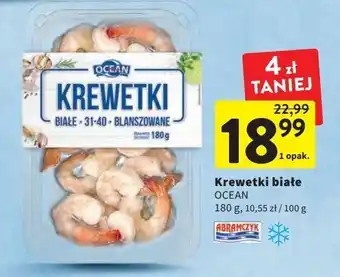 Intermarche Krewetki 31-40 białe blanszowane abramczyk oferta