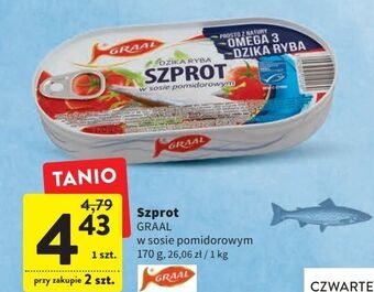 Intermarche Szprot w sosie pomidorowym graal oferta
